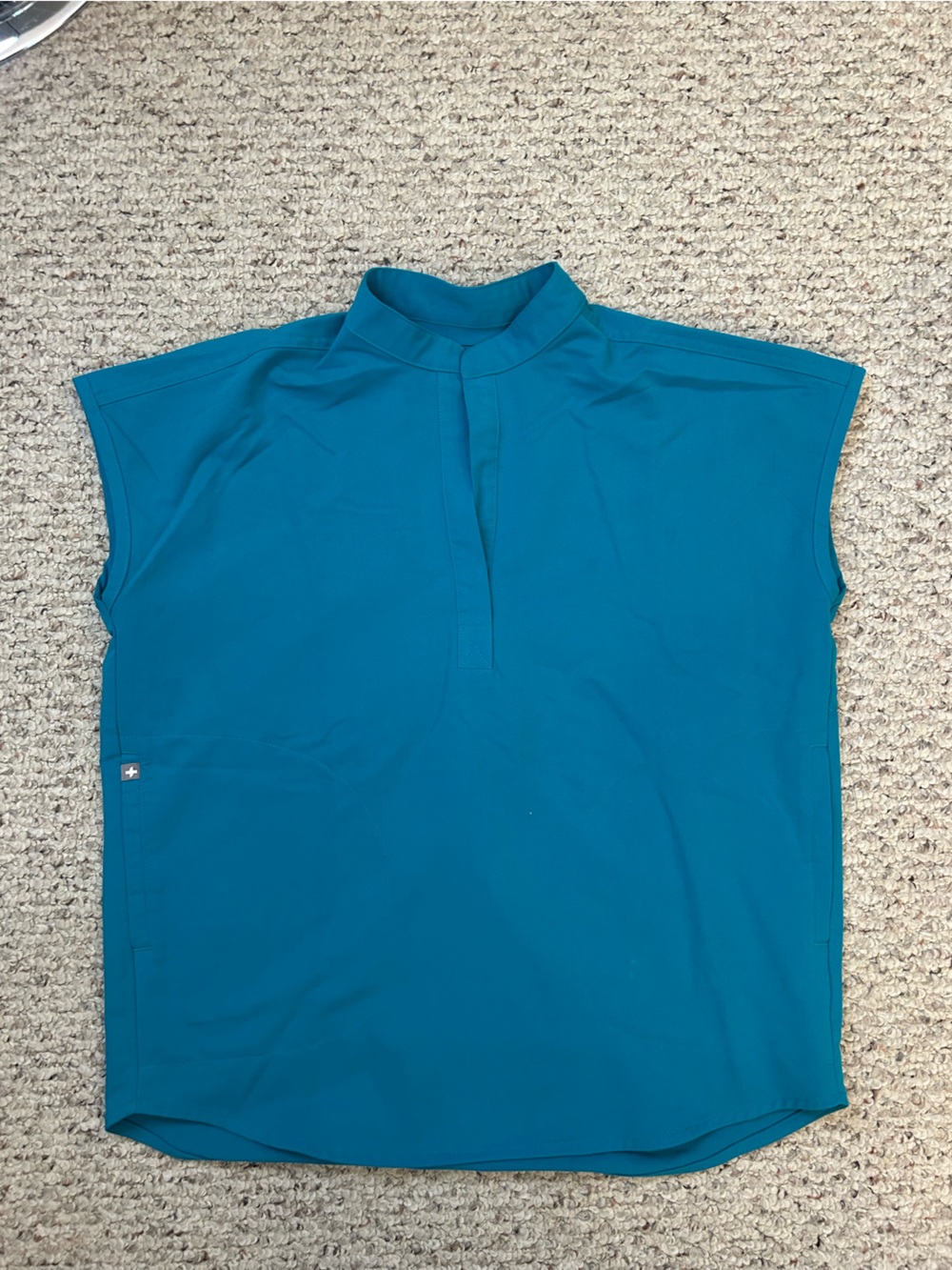 Figs Rafaela Oversized Scrub Top™ XXS Color Blue Horizon Limited Edition